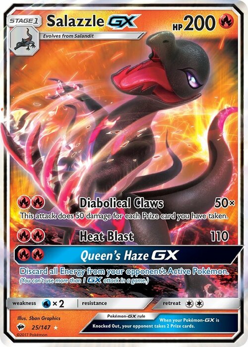 Salazzle GX Card Front