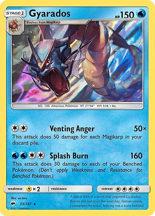 Gyarados Card Front