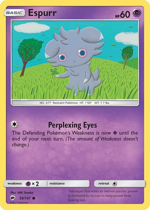 Espurr Card Front