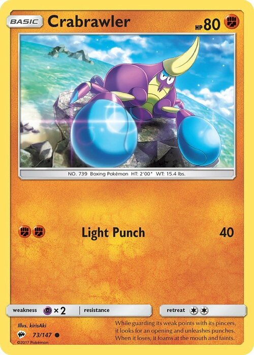 Crabrawler Card Front