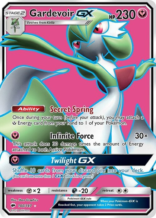 Gardevoir GX Card Front