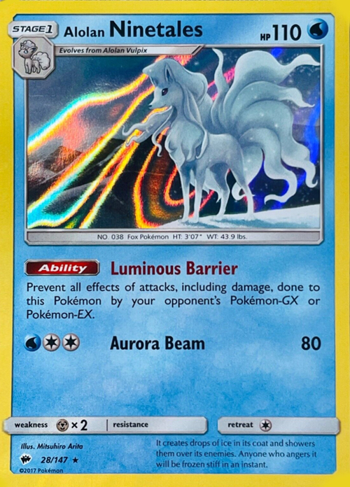 Alolan Ninetales Card Front