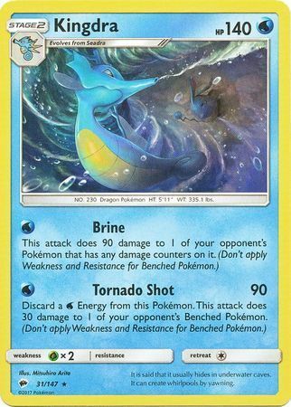 Kingdra Card Front