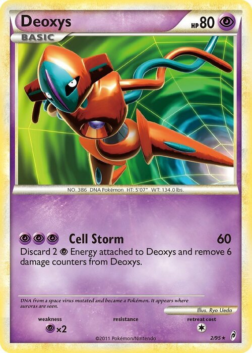 Deoxys Card Front