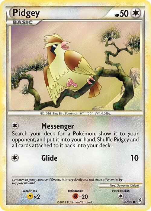 Pidgey Card Front