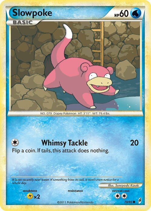 Slowpoke Card Front