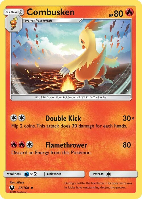 Combusken Card Front