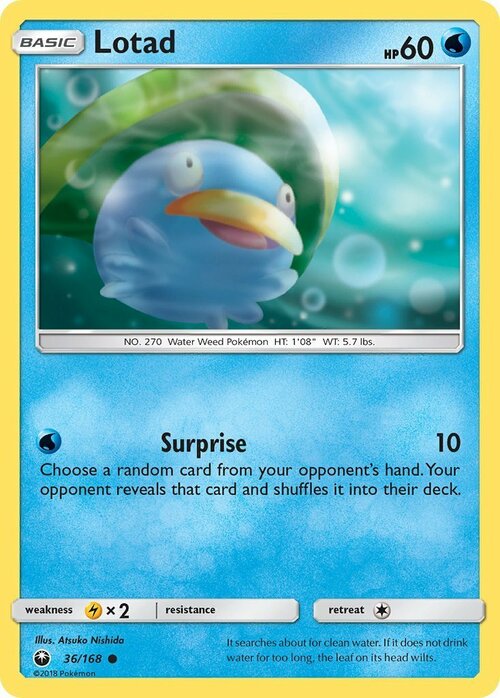 Lotad Card Front