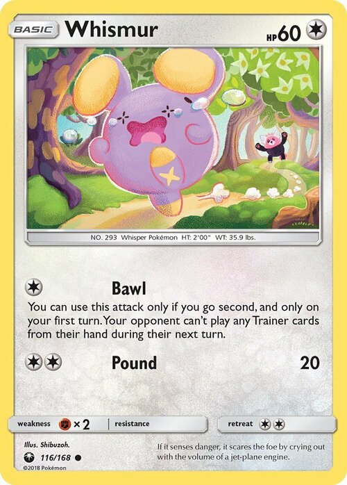 Whismur Card Front