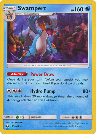 Swampert Card Front