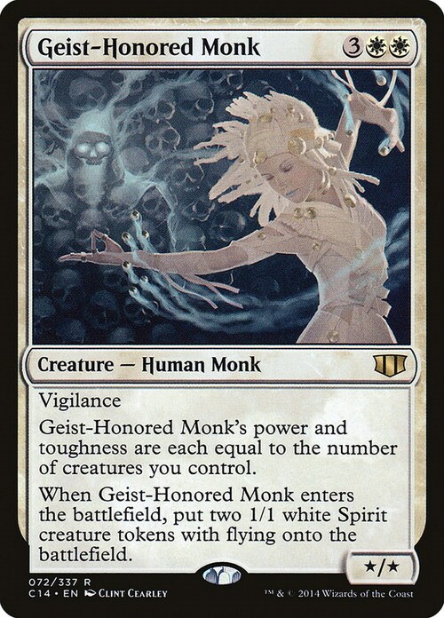 Geist-Honored Monk Card Front