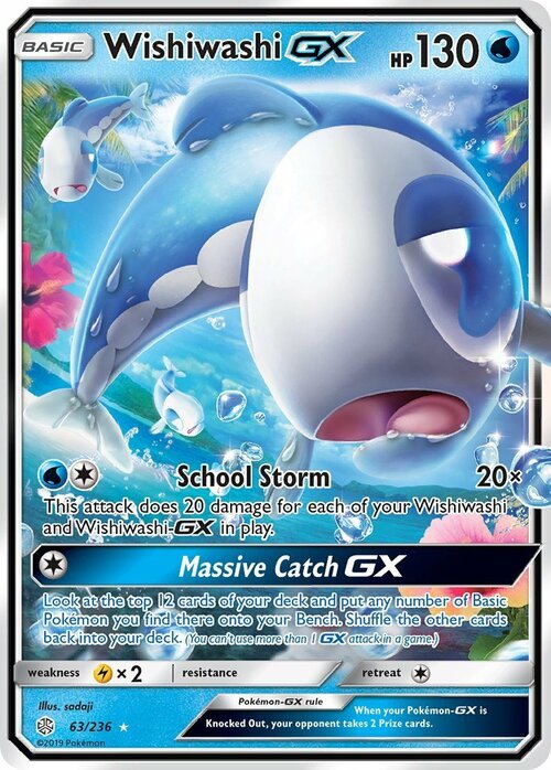 Wishiwashi GX Card Front