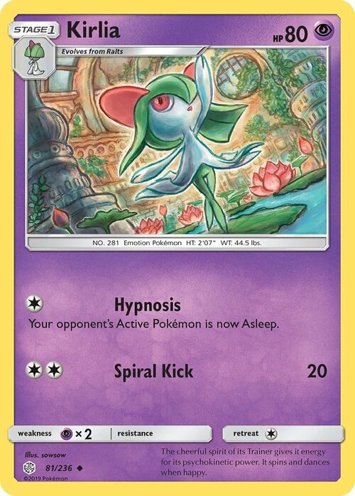 Kirlia Card Front