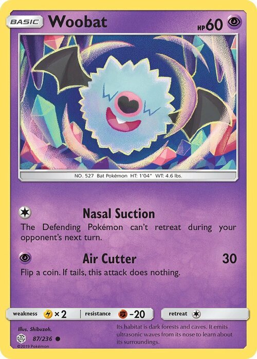 Woobat Card Front