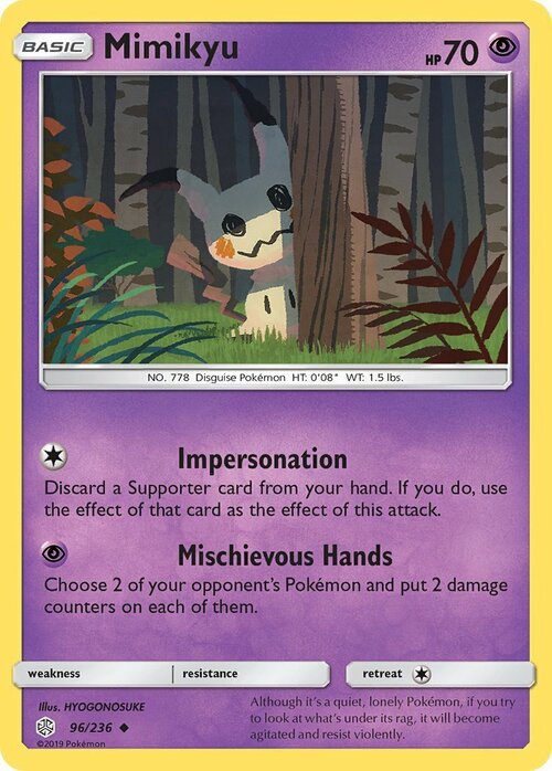 Mimikyu Card Front