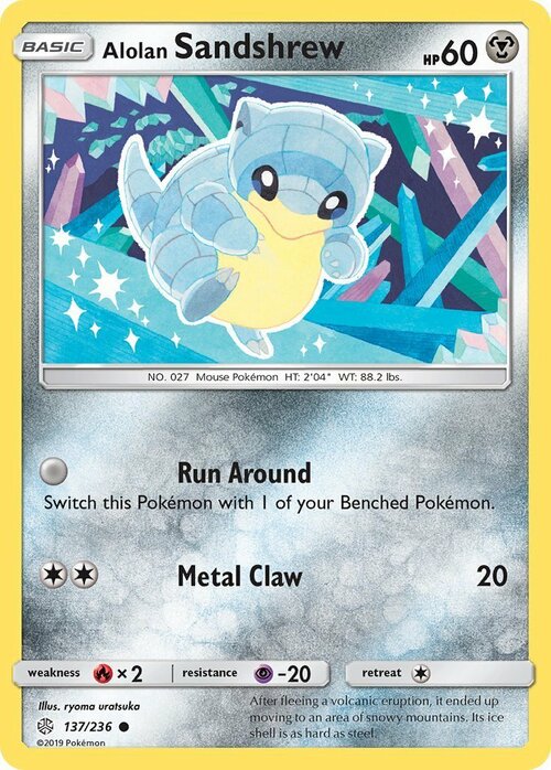 Alolan Sandshrew Card Front