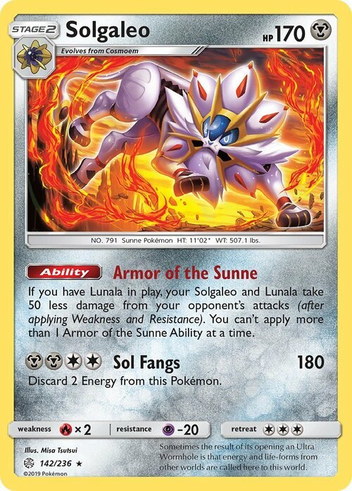 Solgaleo Card Front