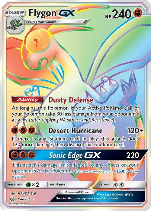 Flygon GX Card Front