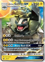 Alolan Golem GX