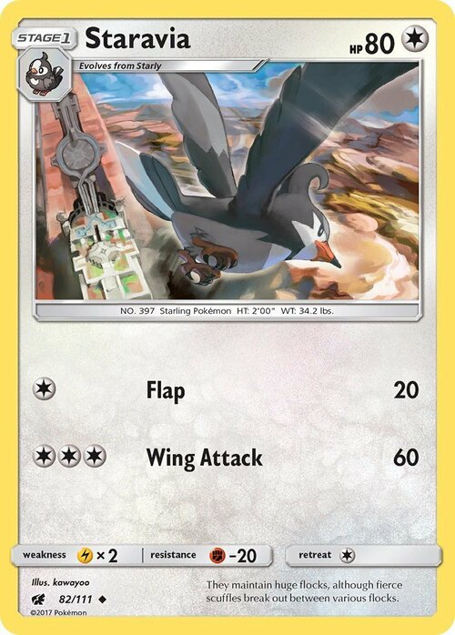 Staravia Card Front