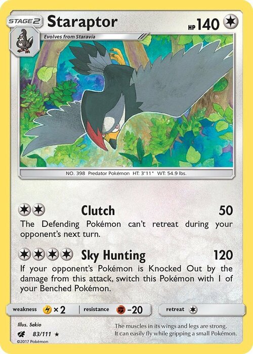 Staraptor Card Front