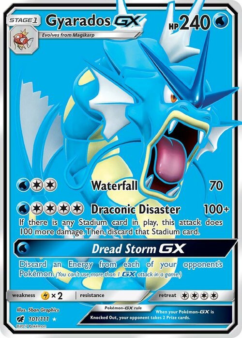 Gyarados GX Card Front