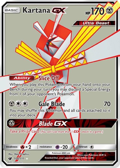 Kartana GX Card Front