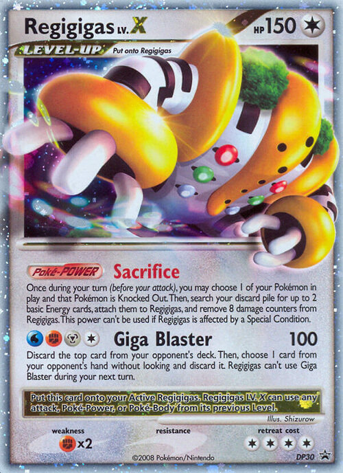 Regigigas LV.X Card Front