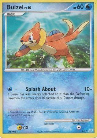 Buizel Card Front