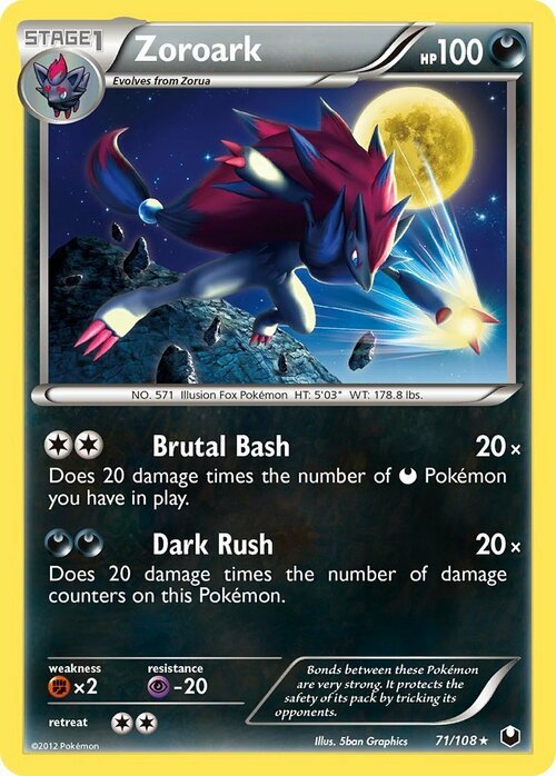 Zoroark Card Front