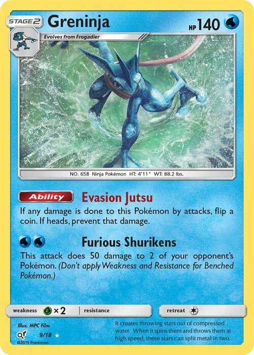 Greninja Card Front