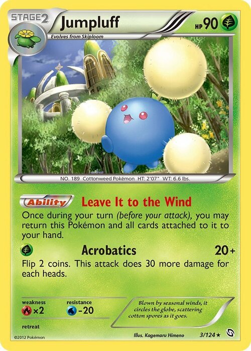 Jumpluff Card Front