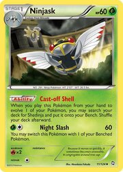 Ninjask [Cast-off Shell | Night Slash]