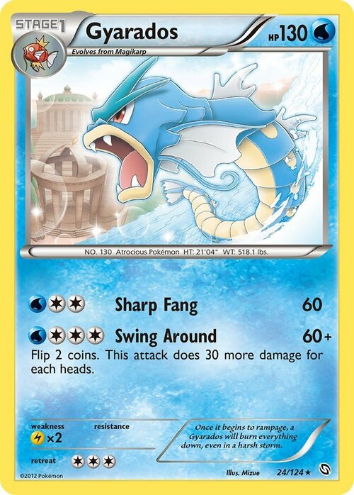 Gyarados Card Front