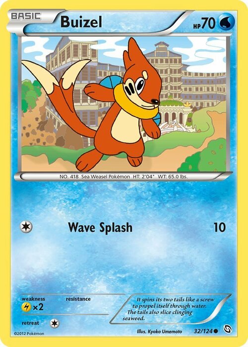 Buizel Card Front