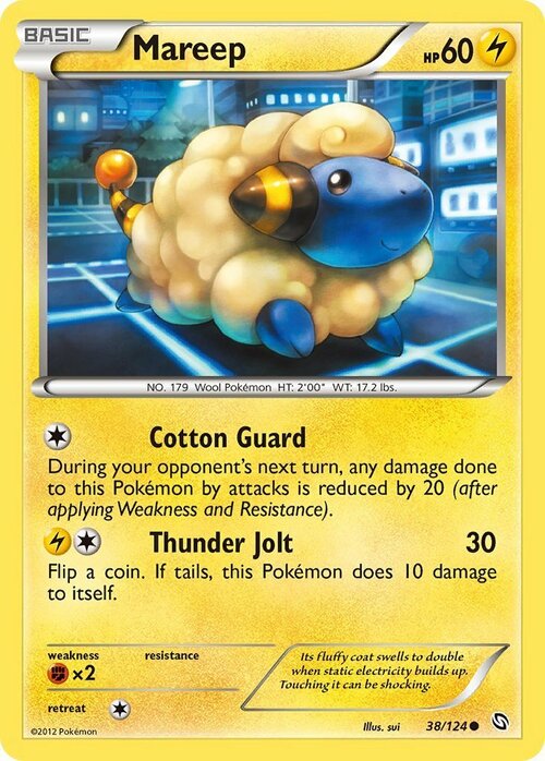 Mareep Card Front