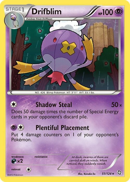 Drifblim Card Front