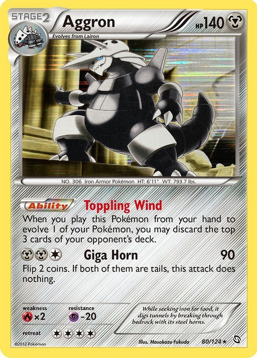 Aggron Card Front