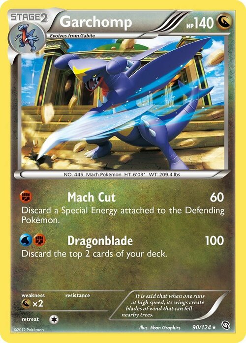 Garchomp Card Front