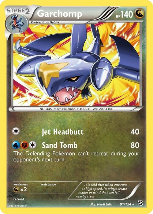 Garchomp Card Front