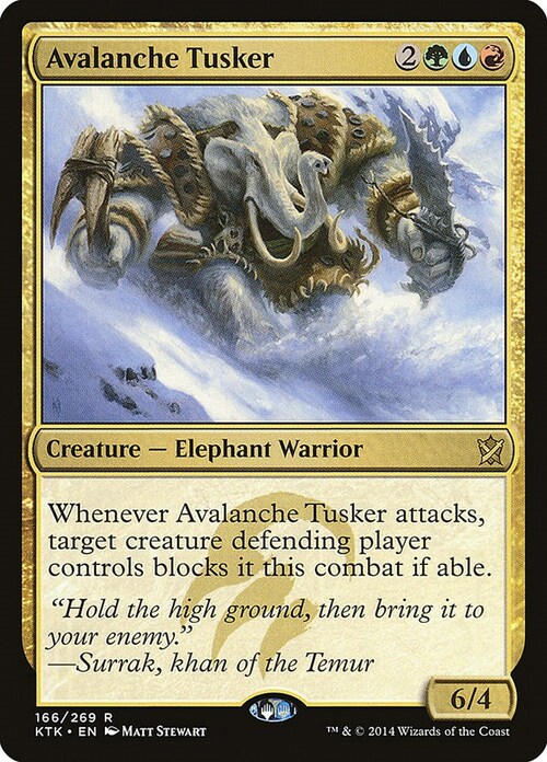 Avalanche Tusker Card Front