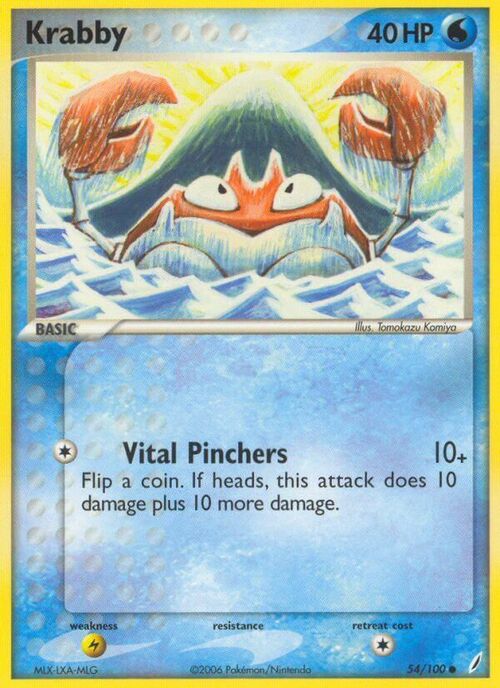 Krabby Card Front