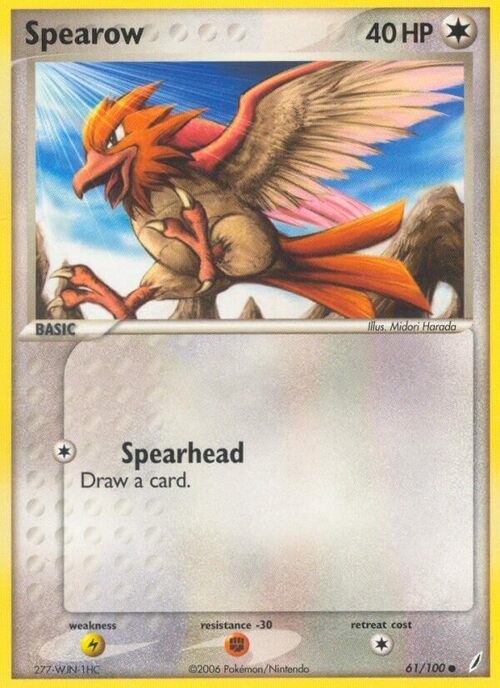 Spearow Card Front