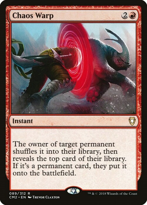 Chaos Warp Card Front