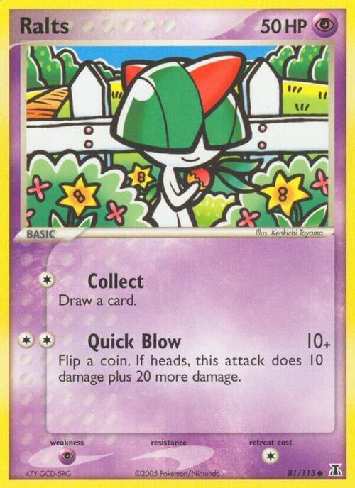 Ralts Card Front