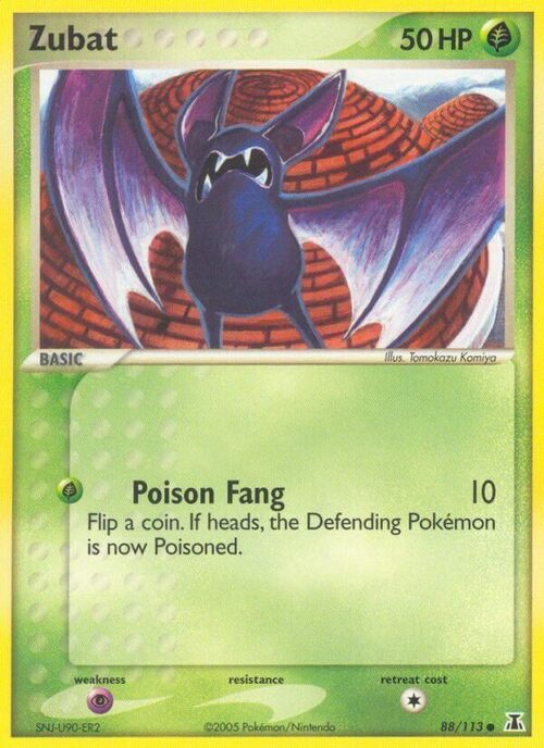 Zubat Card Front