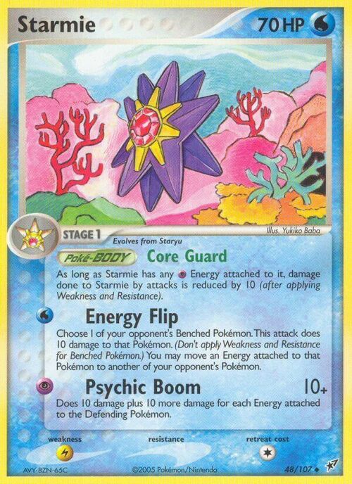 Starmie Card Front