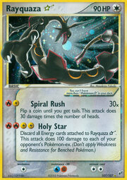 Rayquaza Gold Star