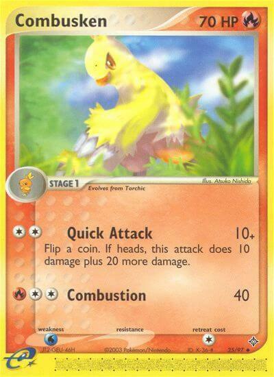 Combusken Card Front