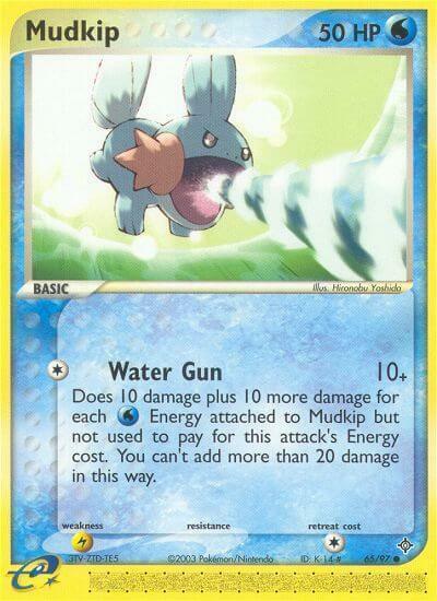 Mudkip Card Front